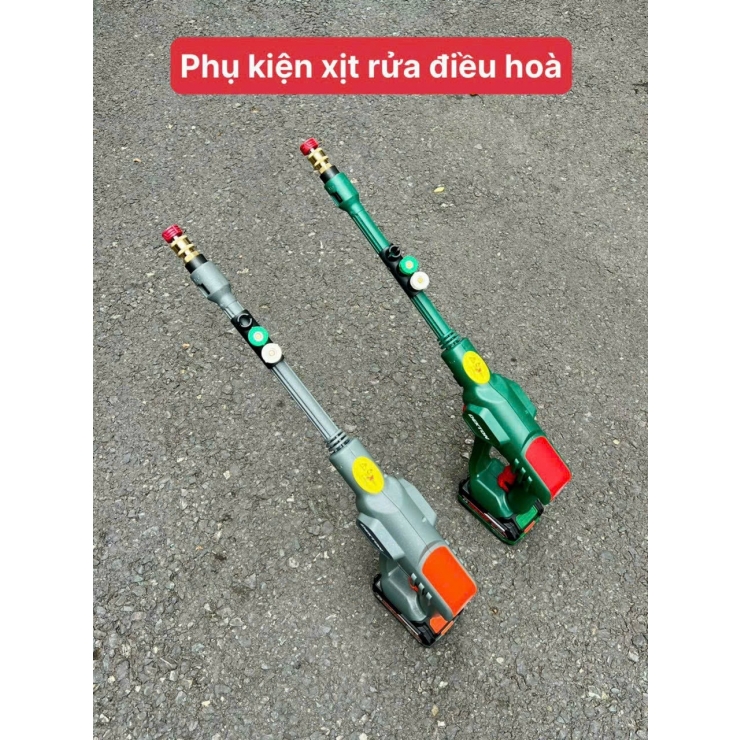 Bộ Phụ Kiện Cho Máy Rửa Xe Pin Dekton ( Chuyên Rửa Điều Hòa )