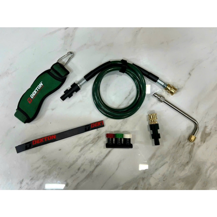 Bộ Phụ Kiện Cho Máy Rửa Xe Pin Dekton ( Chuyên Rửa Điều Hòa )
