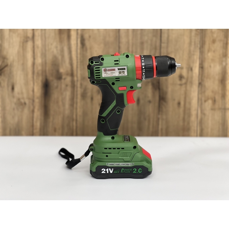 Máy khoan Pin 21V TOYAMA X-5 BL kèm Phụ Kiện