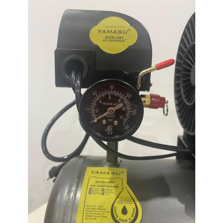 Máy Nén Khí Không Dầu YAMASU YMS-12L 1290W