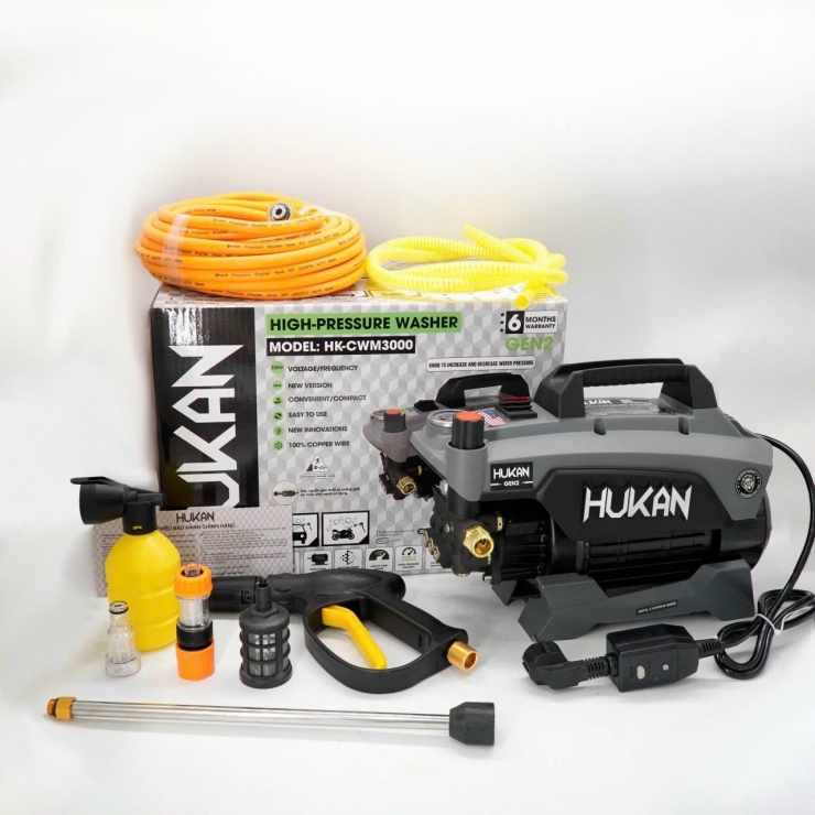 Máy Rửa Xe Chỉnh Áp Hukan HK-CWM3000 Gen2