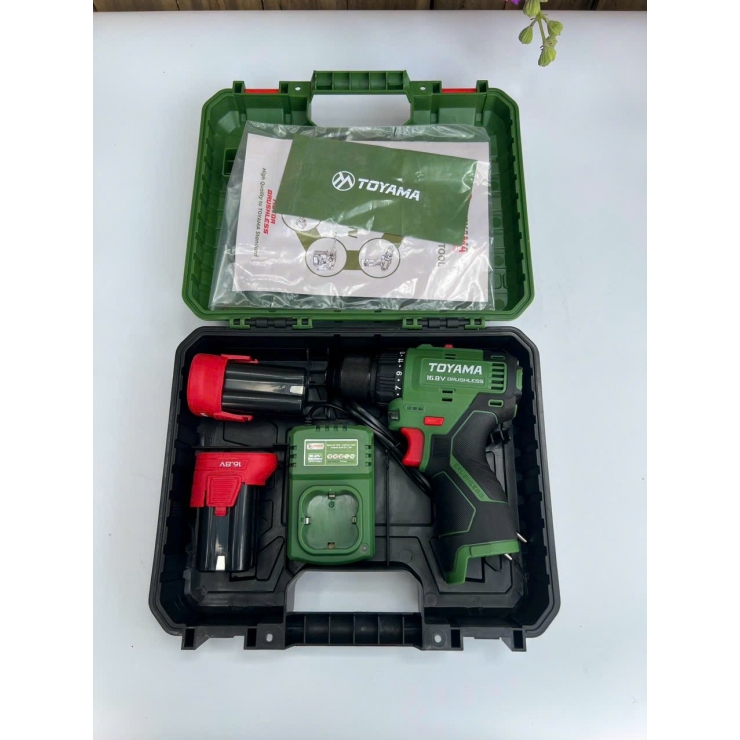 Combo Máy khoan Pin 16V Toyama X2-BL 10mm