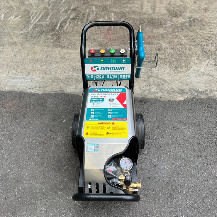 Máy Xịt Rửa Công Nghiệp Nakawa TX-40 ( 4KW - 2580PSI )