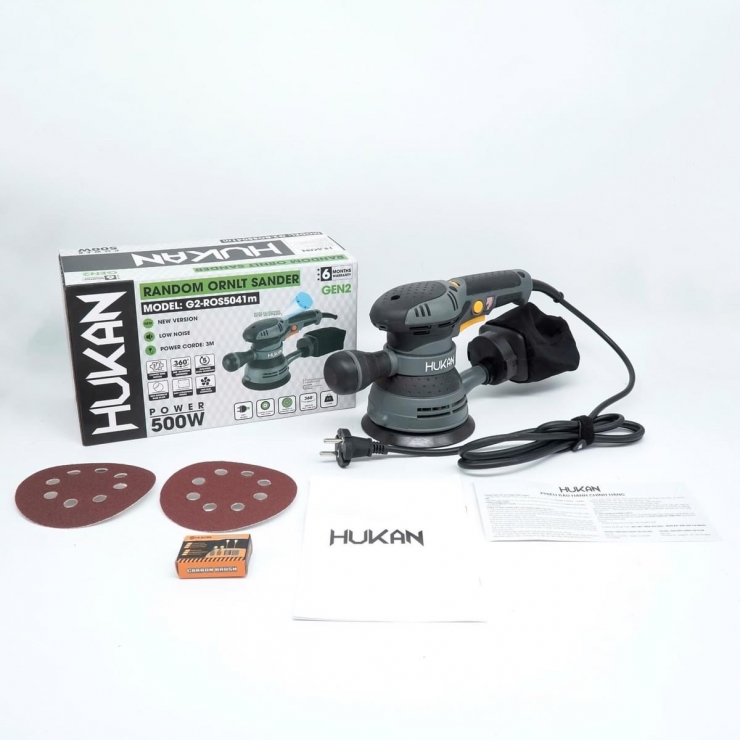 Máy chà nhám tròn HUKAN G2-ROS5041m ( Rung & Xoay )