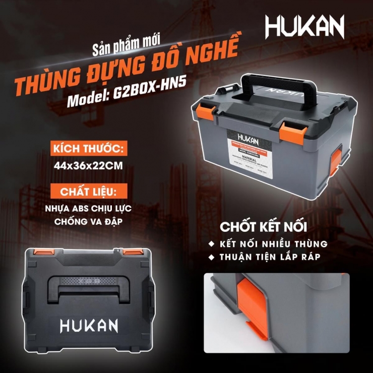 Thùng đồ nghề Hukan G2BOX-HN5 ( Tools Box )