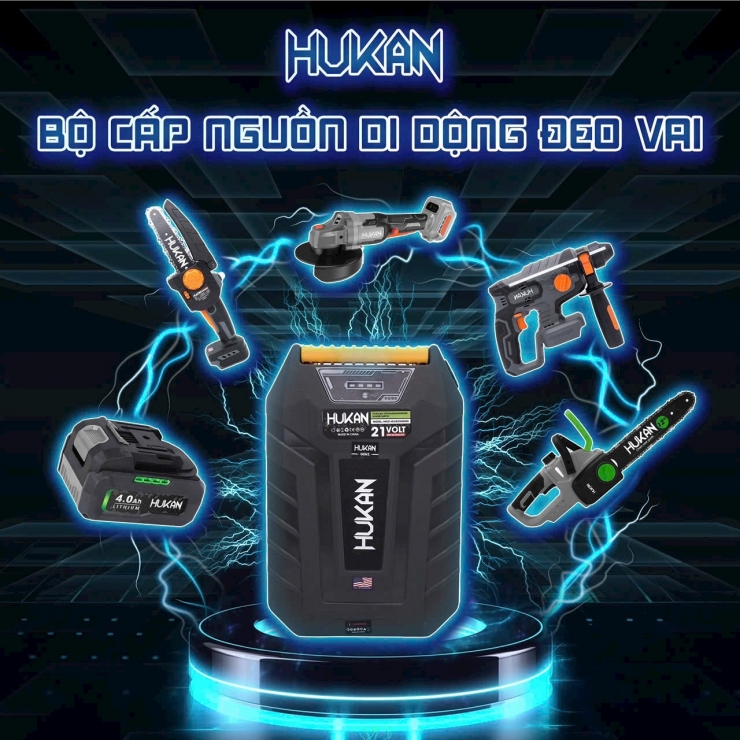 Bộ cấp nguồn di động đeo vai Hukan HM21-G2-BCN50205 Gen2