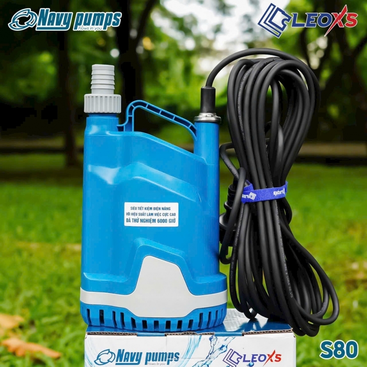 Máy bơm chìm Navy S80F ( có phao , tiết kiệm điện )