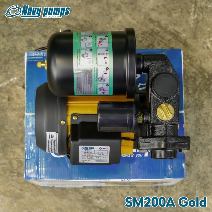 Máy bơm tăng áp 375W Navy SM200A Gold Series
