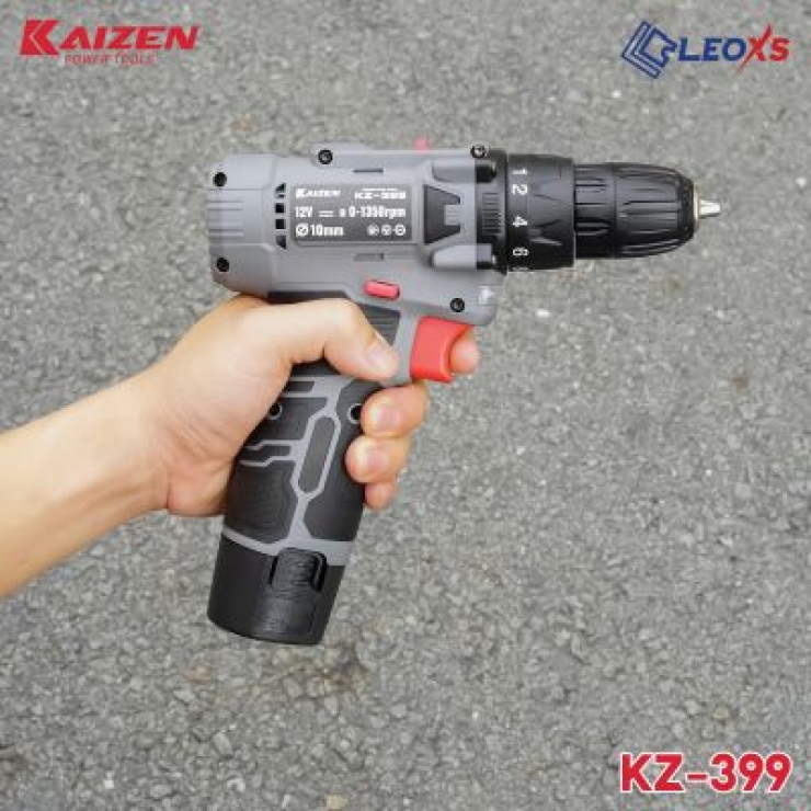 Combo máy khoan Pin 10mm 12V  Kaizen KZ-399