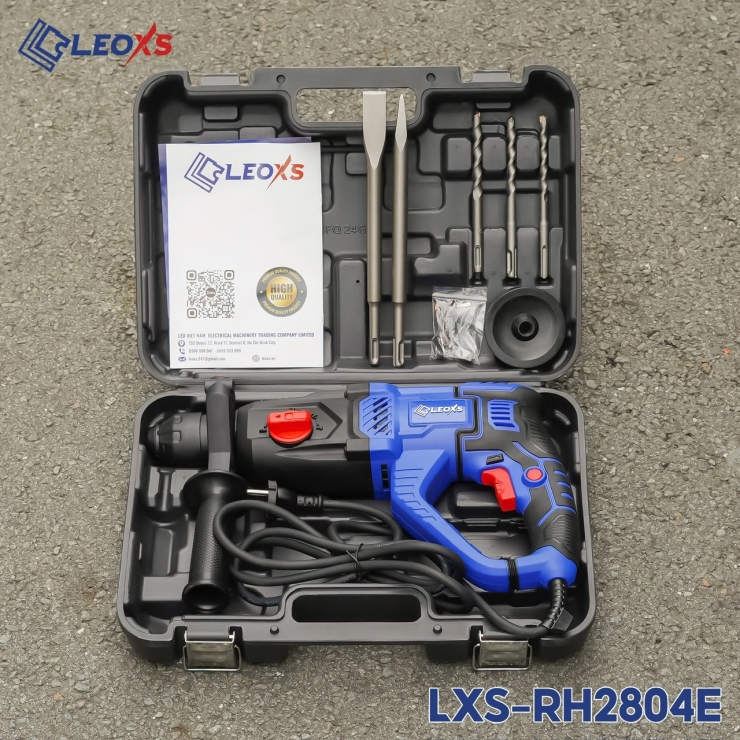 Máy khoan bê tông LEOxs LXS-RH2804E ( 3 chức năng 1050W )