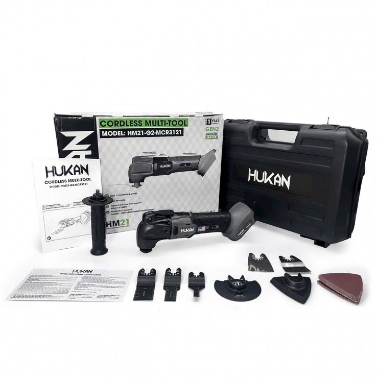 Máy cắt rung dùng Pin 21V Hukan HM21-G2-MCR3121 Brushless