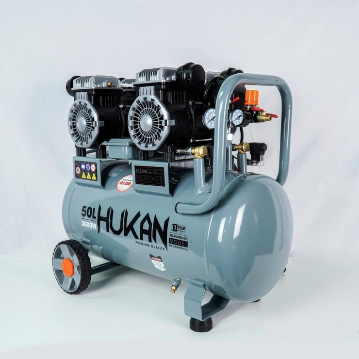 Máy nén khí không dầu 50 lít Hukan G2-2AC50L-LUX
