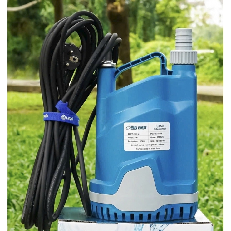 Máy bơm chìm nhựa 150W Navy S150 