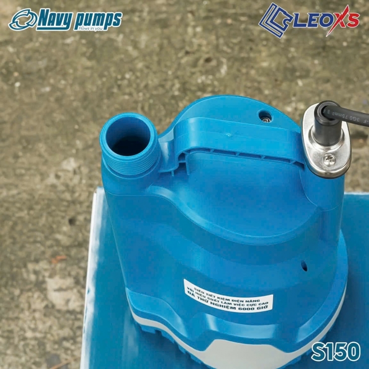 Máy bơm chìm nhựa 150W Navy S150 