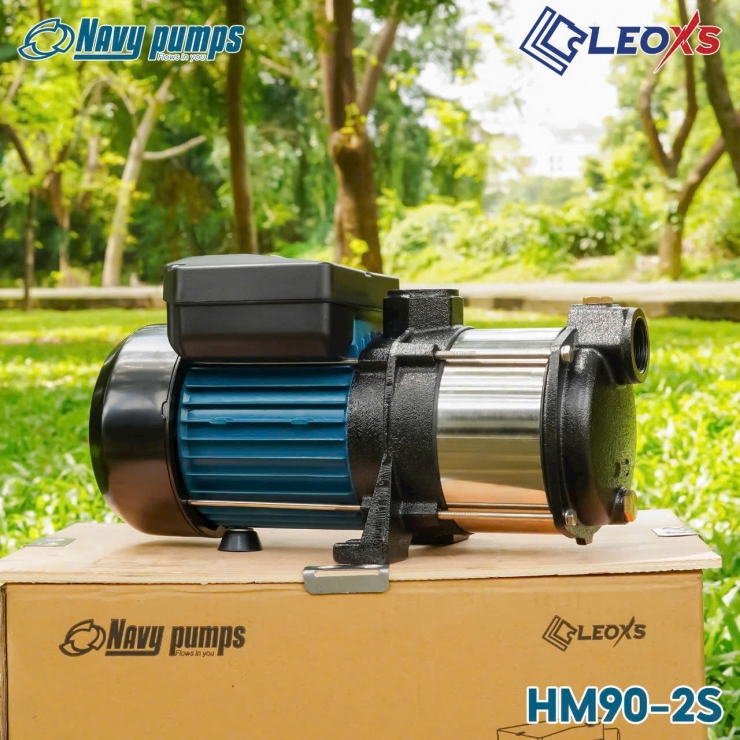 Máy Bơm Ly Tâm Trục Ngang NAVY HM90-2S ( 0.45kW - 2 tầng cánh )