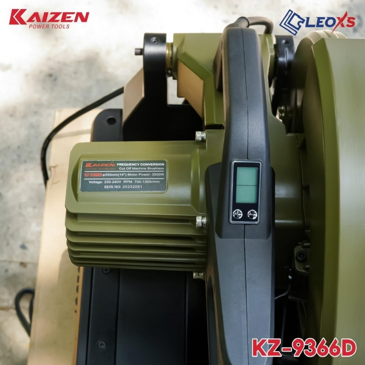Máy cắt sắt lưỡi hợp kim 255mm KAIZEN DC-955 Brushless