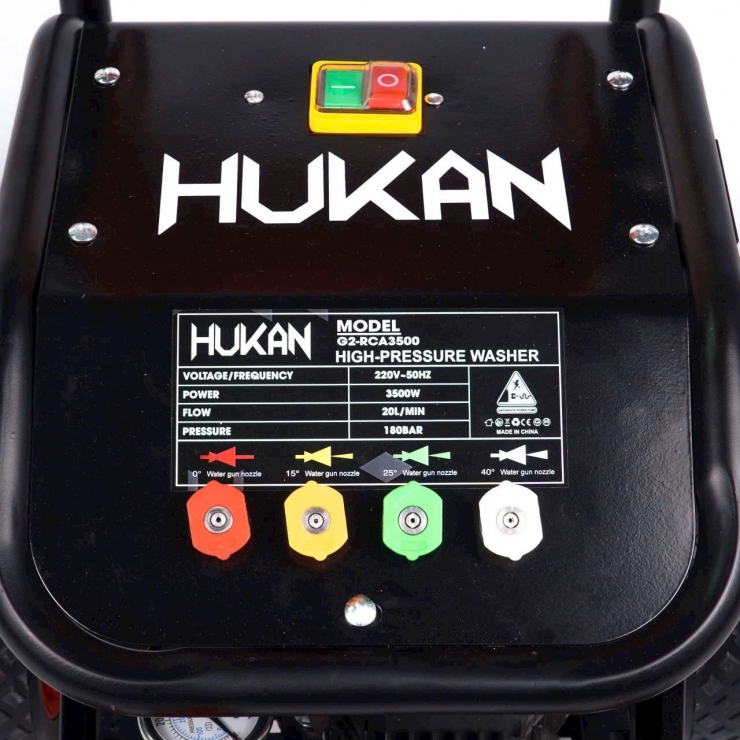 Máy rửa xe chuyên nghiệp Hukan G2-RCA3500 ( có chỉnh áp , xe đẩy )
