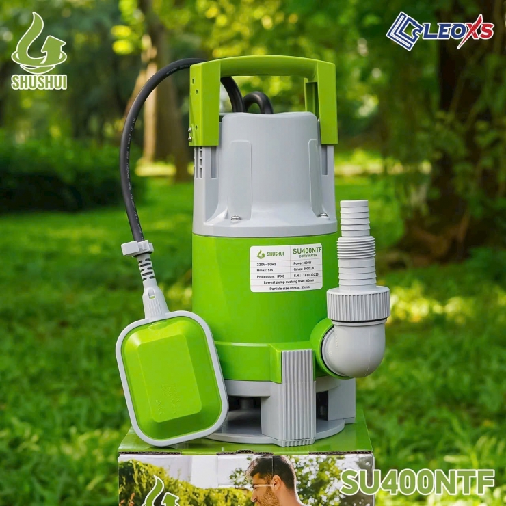 Máy bơm chìm nhựa 400W Shusui SU400NT & SU400NTF