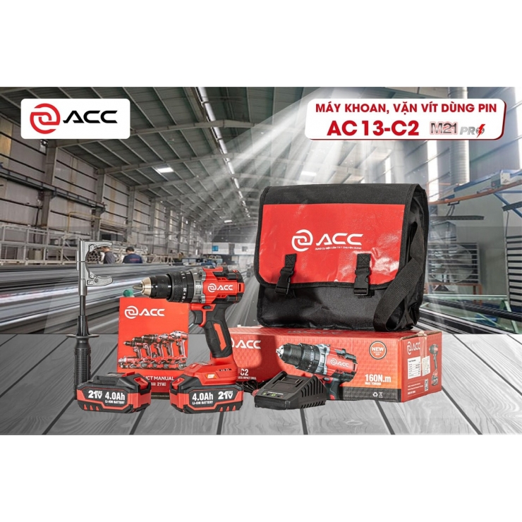 Combo máy khoan Pin 70Nm ACC AC13-C1PRO