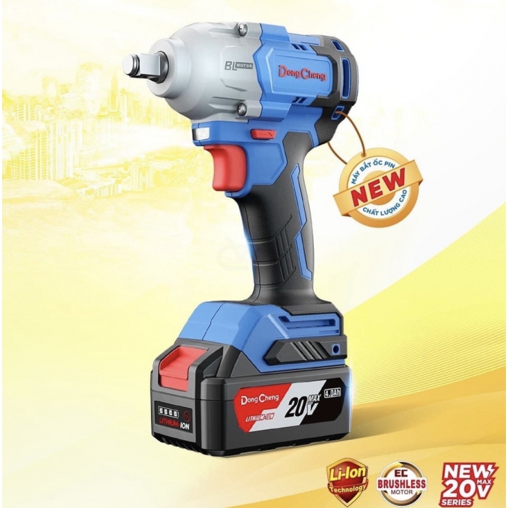 Máy bắn bulong 298Nm Pin 20V Dongcheng DCPB 298 ( chưa Pin & Sạc )