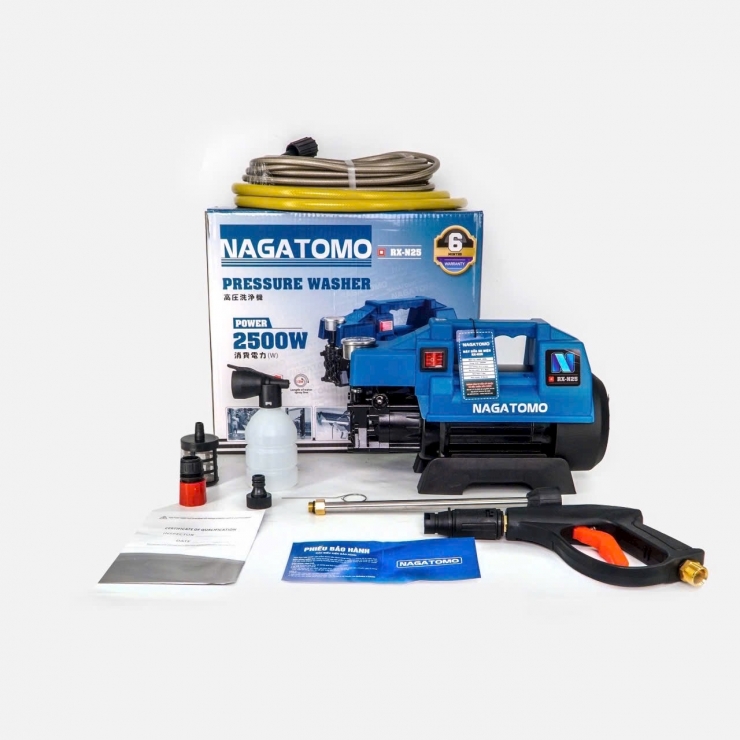Máy rửa xe 2500W NAGATOMO RX-N25