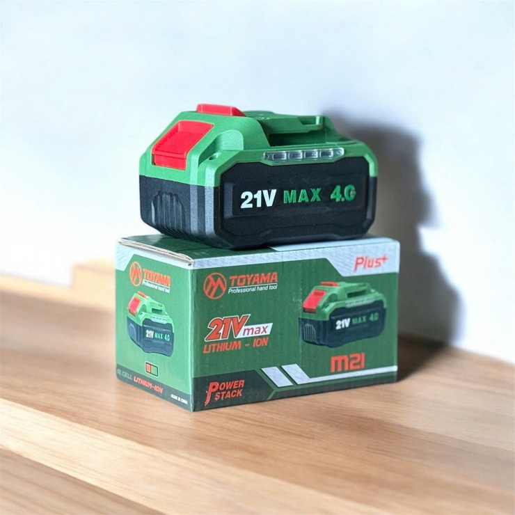 Pin 21V Toyama Plus+ 15cell 6.0Ah