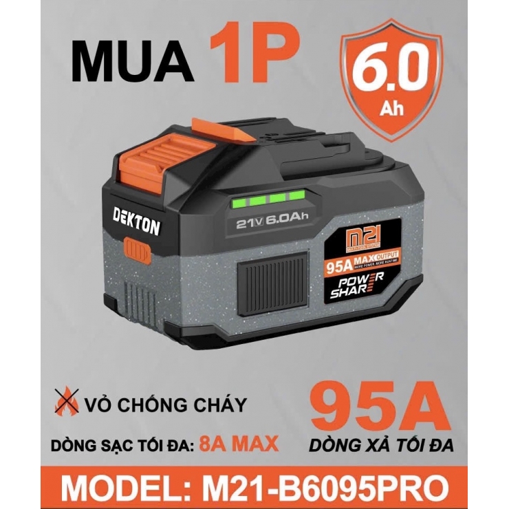 Máy mài góc mini pin 21V Dekton M21-AG100CP Brushless