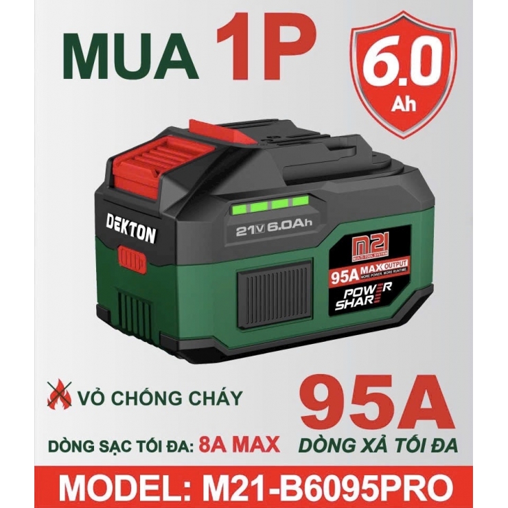 Máy cắt góc Pin 21V Dekton M21-CN210PLUS