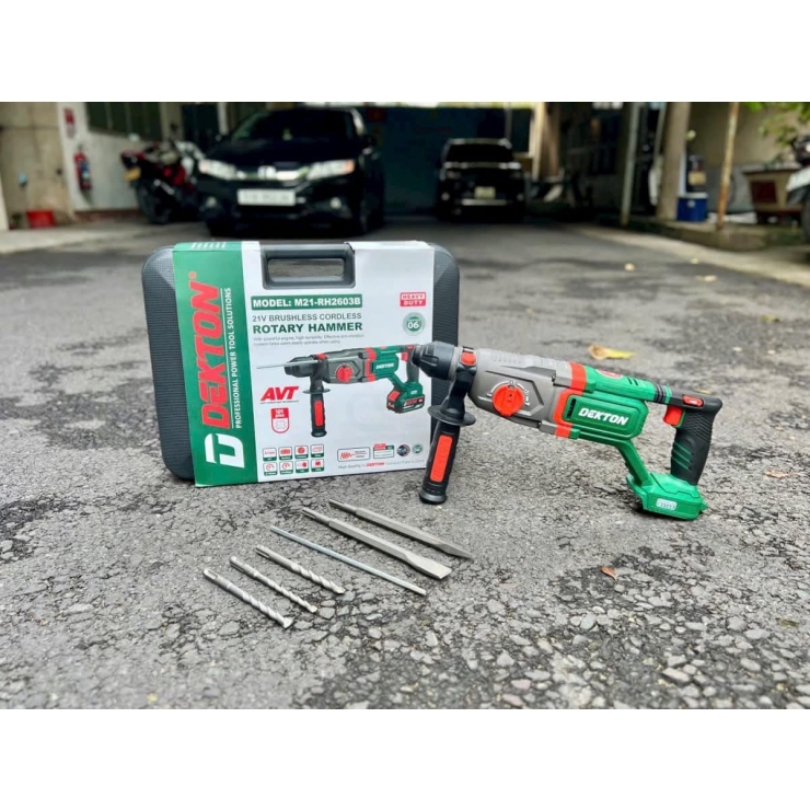 Máy khoan bê tông Pin 21V Dekton M21-RH2603B Brushless