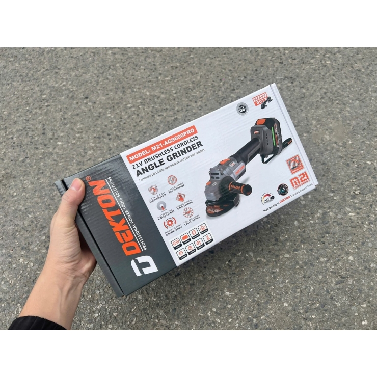 Máy mài góc Pin 21V Dekton M21-AG9600PRO Tốc Cao