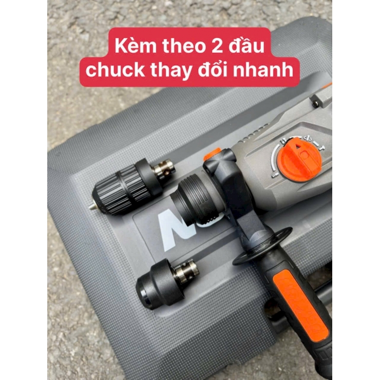 Khoan động lực Pin 21V Dekton M21-RH2603BX Brushless 3 chức năng