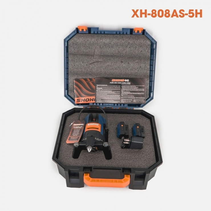 Máy cân bằng Laser 5 tia xanh SHOHO XH-808AS-235H
