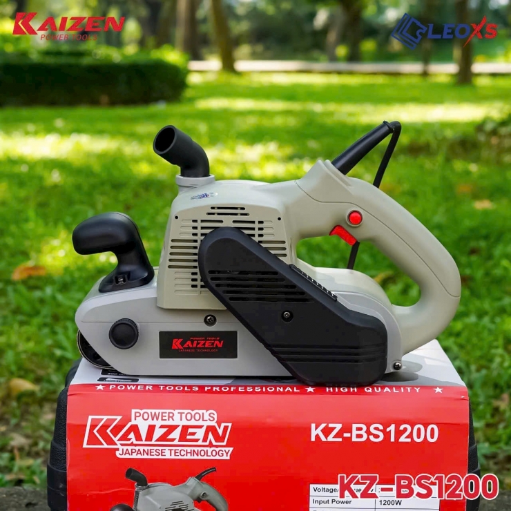 Máy chà nhám tăng 1200W Kaizen KZ-769A 100x610mm