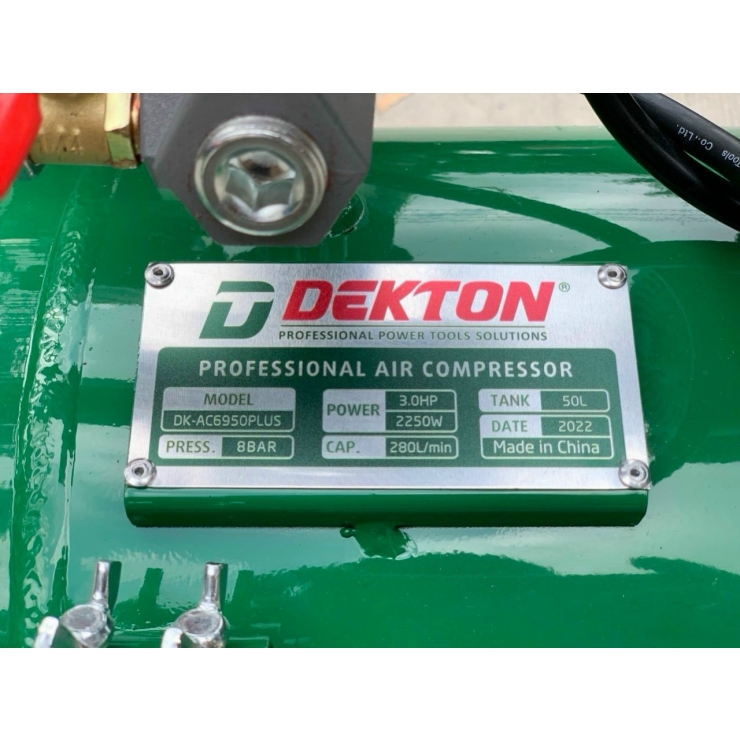 Máy nén khí không dầu 50 lít Dekton DK-AC8950PLUS  3.0Hp 