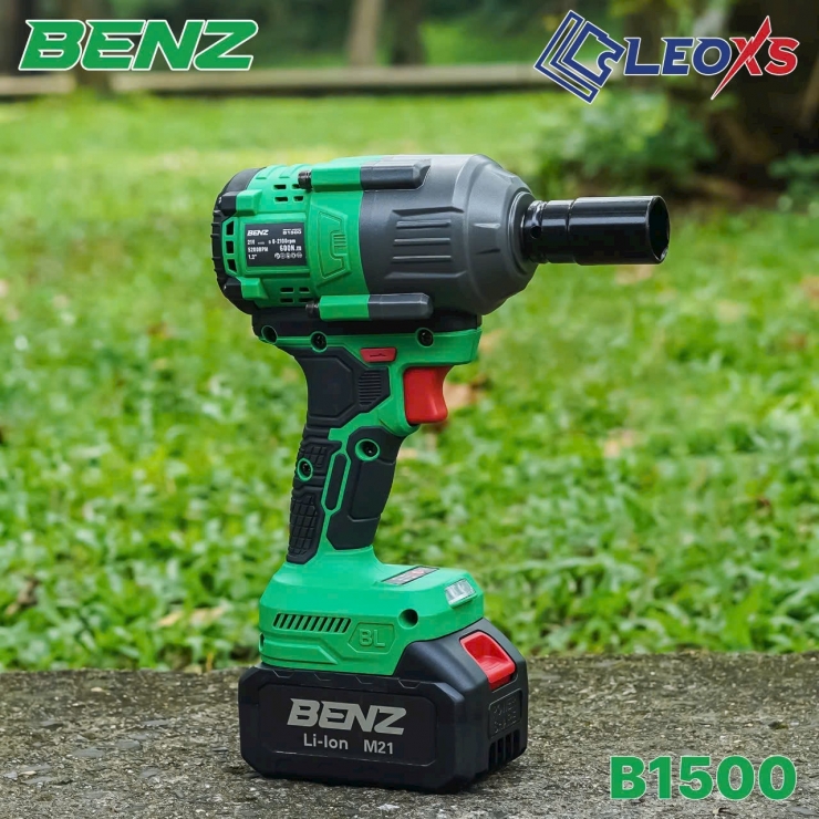 Máy siết bulong 600Nm Pin 21V BENZ B1500 Brushless