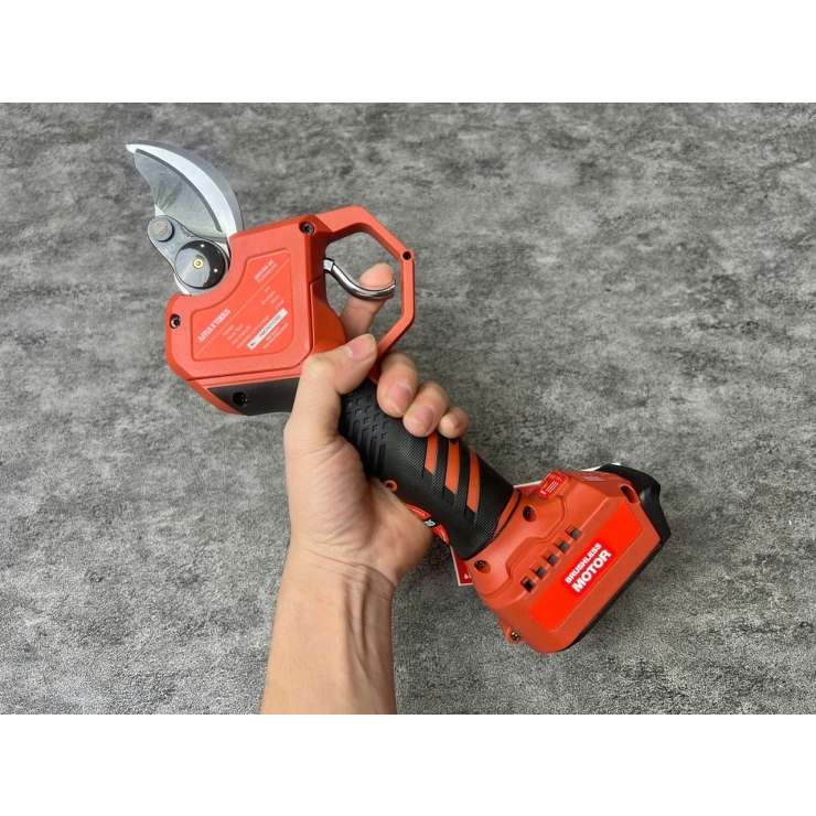 Kéo cắt cành 35mm Pin 21V Amaxtools AKCC35A-SM Brushless