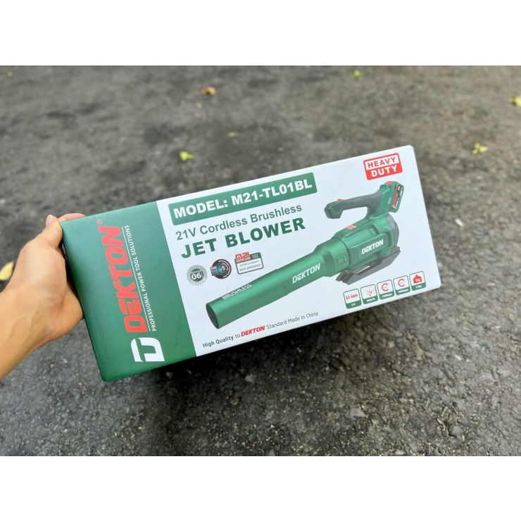 Máy thổi lá Pin 21V Dekton M21-TL01BL ( Turbo Brushless )