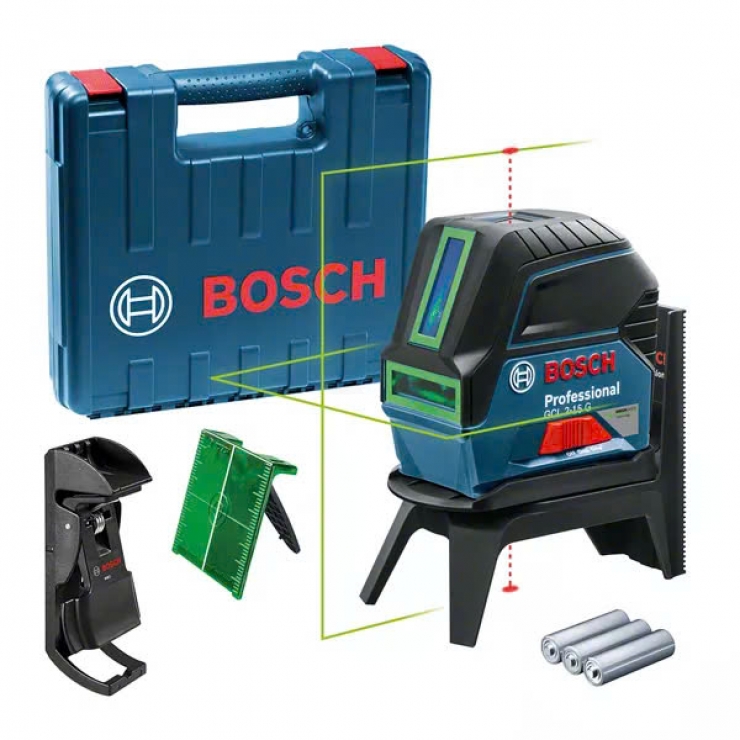 Máy cân bằng Laser 2 tia xanh Bosch GCL 2-15 G Professional