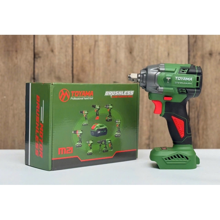 Máy siết bulong Pin 21V Toyama B350BL Brushless đầu 2 trong 1