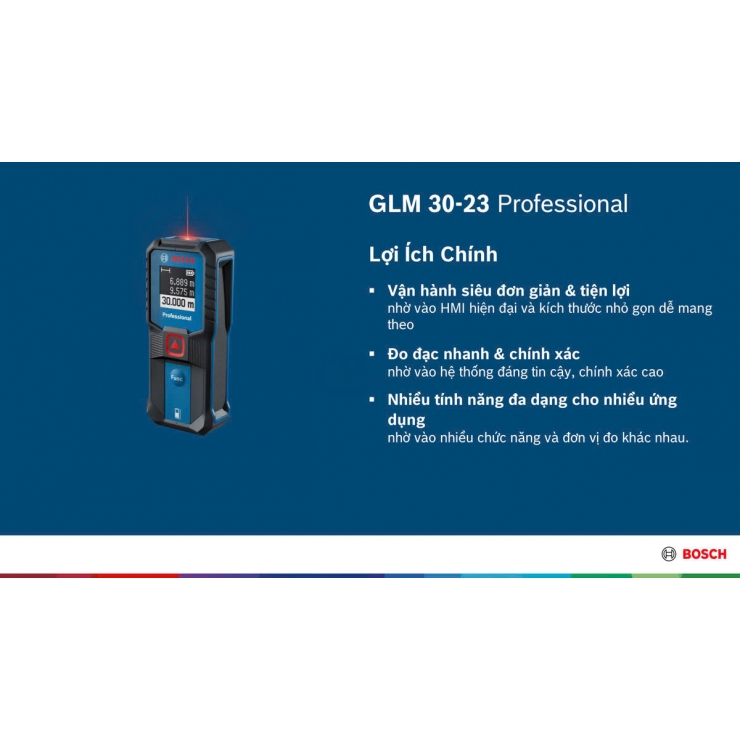 Thước đo khoảng cách Laser 30m Bosch GLM 30-23 Professional