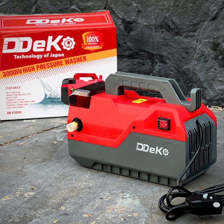 Máy rửa xe 3000W DDEKO DK-P3000 chỉnh áp