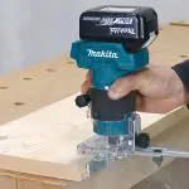 Máy soi gỗ Pin 18V Makita DRT52Z Brushless 6.35mm