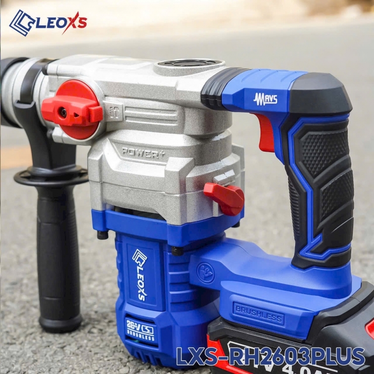 Máy khoan đục Pin 21V LEOxs LXS-RH2603Plus  dòng Hammer