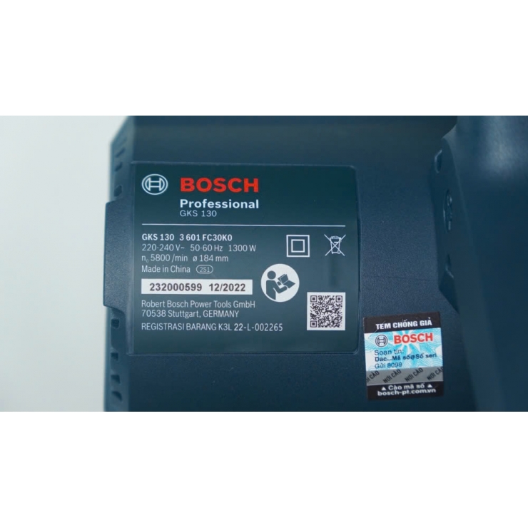 Máy cưa đĩa 184mm Bosch GKS 130 Professional
