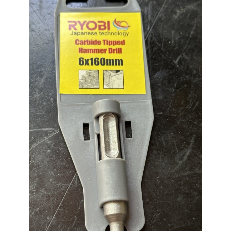 Mũi khoan bê tông 4 cạnh SDS Plus Ryobi Φ 6,8,10,12mm Hammer Drll
