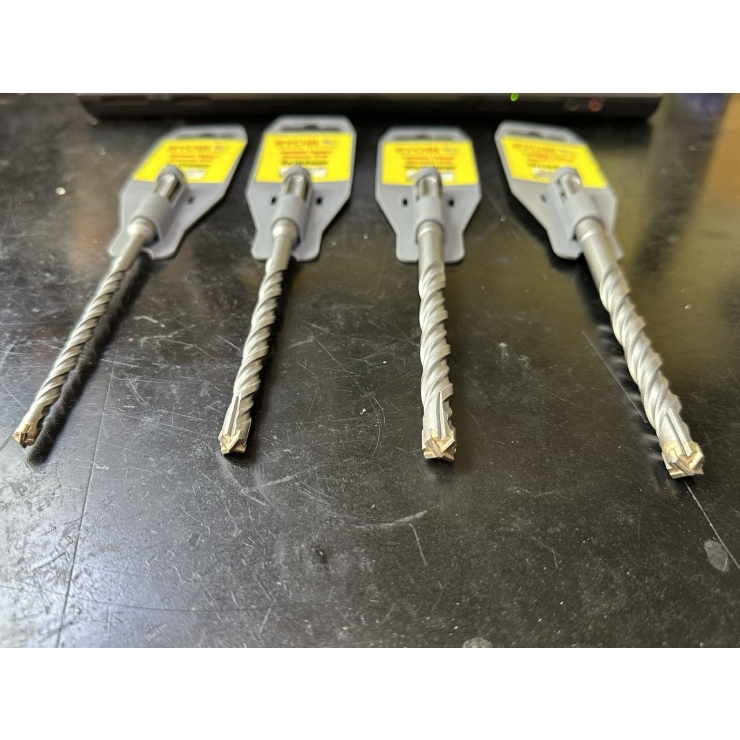 Mũi khoan bê tông 4 cạnh SDS Plus Ryobi Φ 6,8,10,12mm Hammer Drll
