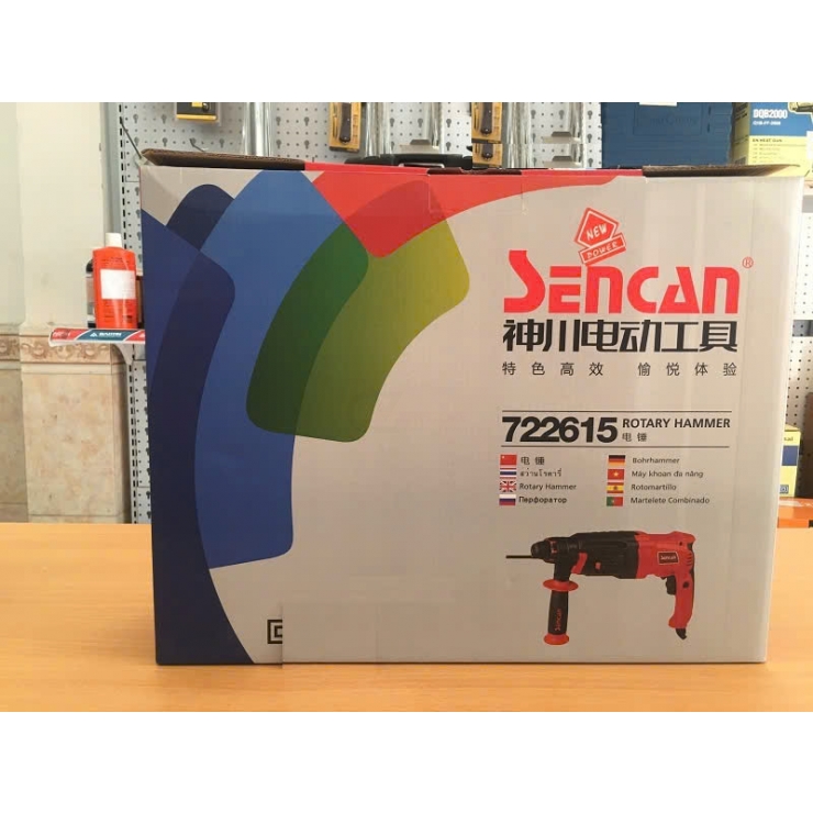Máy khoan búa 850W 3 chức năng Sencan 722615 