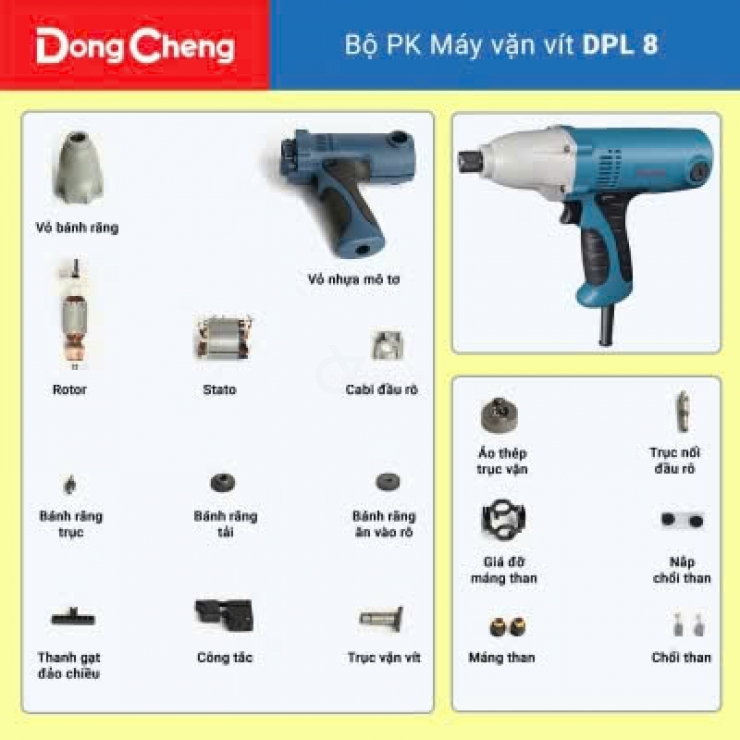 Máy bắn vít 300W Dongcheng DPL8