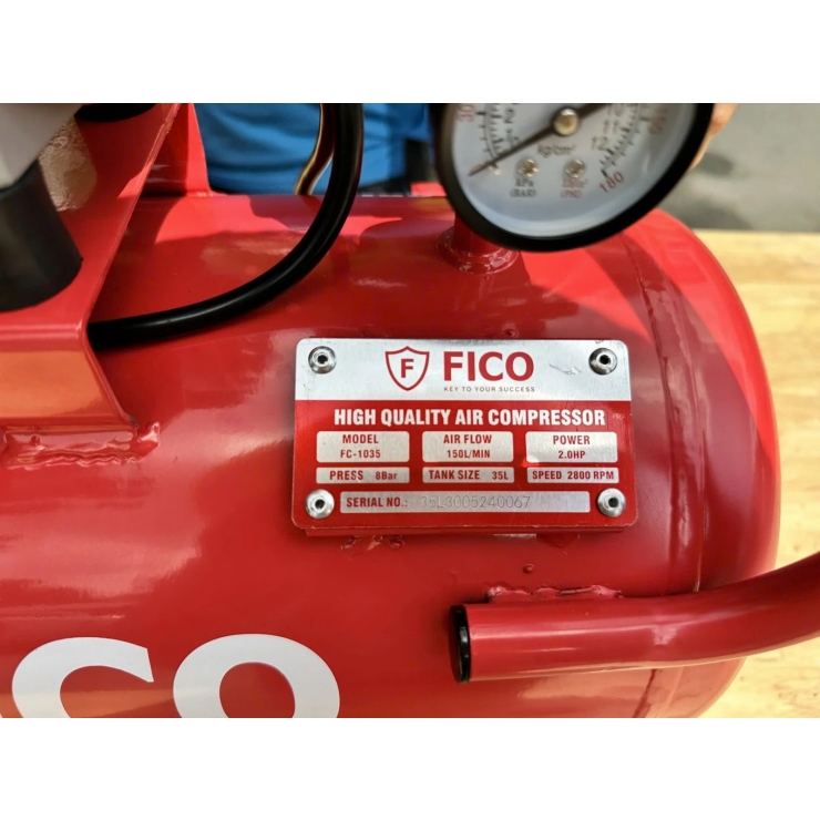 Máy nén khí không dầu 35 lít FICO FC-1035