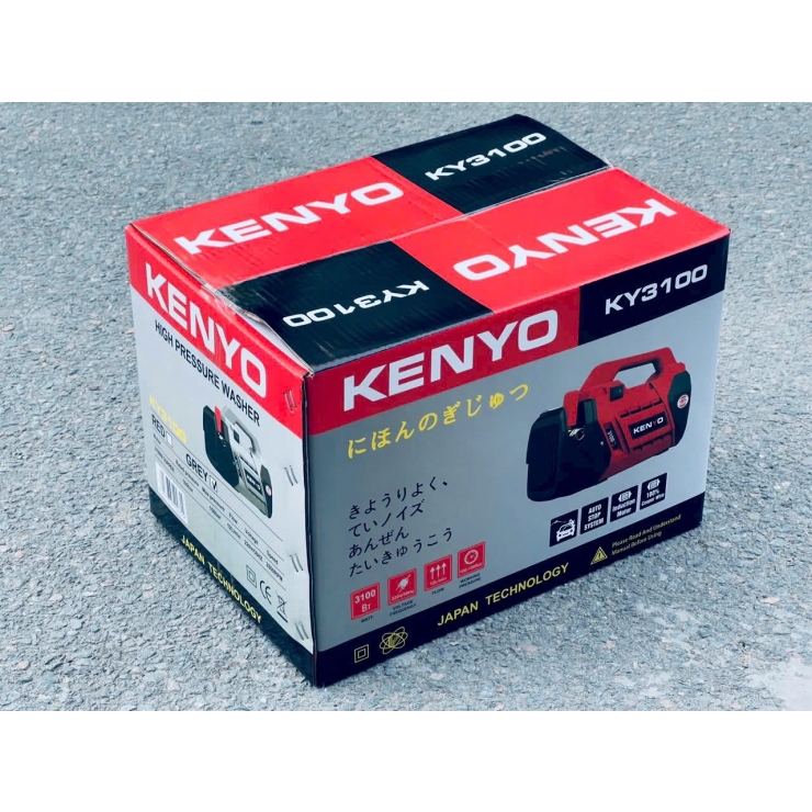 Máy rửa xe áp cao Kenyo KY-3100 chỉnh áp 3100W